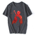 Anime masculino Bleach Ichigo Kurosaki Camisetas, Tops com Decote O, Camiseta Gr - King Skin