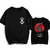 Anime japonês Harajuku Berserk Coragem Olhos Imprimir Engraçado Camiseta, T-Sh na internet