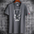 Camisa para homens 2023 roupas masculinas de fitness branco o pescoço anime hom - loja online