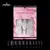 Tips Press On cuadrado Paris Night x 500 und BOLSA ROSA