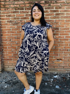 Vestido hojas verde - Amatista
