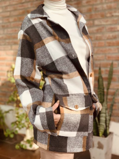 Camisaco cuadros - Amatista