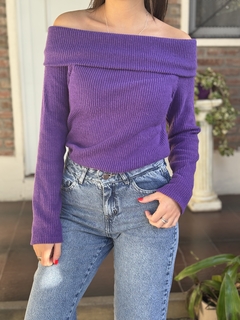 Sweater cuello bote en internet