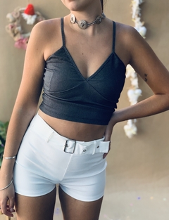 Top simil jeans - Amatista