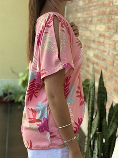 Mangas cortas strass - Amatista