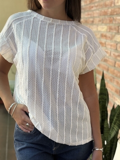 Mangas cortas blanca