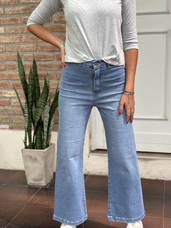 Wide leg azul claro