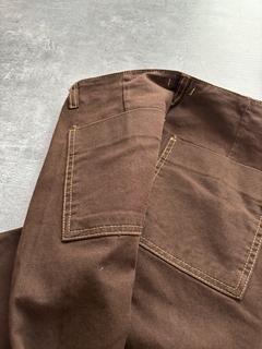 Wide leg marrón - tienda online