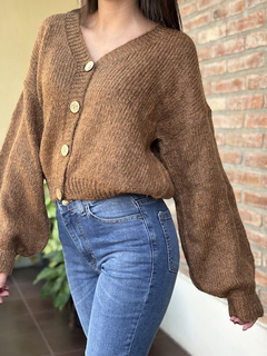 Cardigan marrón - comprar online