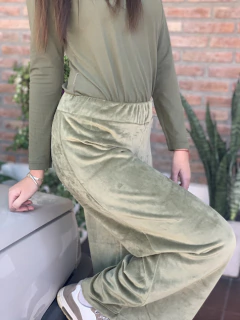 Pantalon plush verde - Amatista
