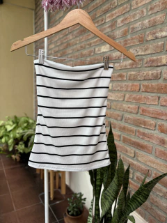 Strapless rayado