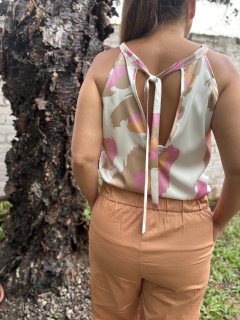 Blusa de gasa estampada en internet
