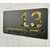 Placa personaliada número para casa, apartamento, porta, consultório etc fundo Acrílico dourado ou Rose gold - loja online