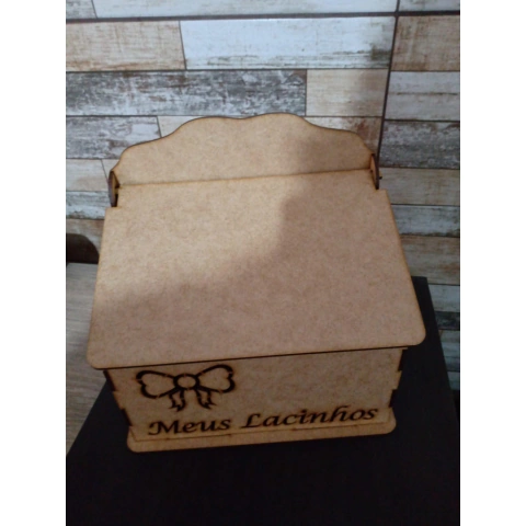 Caixa meus lacinhos, organizador para laços