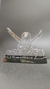 Troféu personalizado em acrílico cristal e preto - comprar online