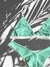 Bikini Triângulo com Calcinha Asa Delta New Mint/Off - US. BIKINI BRASIL