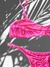 Bikini Pétala com Calcinha Regulável Tigre Rosa/Vermelho - US. BIKINI BRASIL