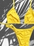 Bikini Cortininha Sol com Calcinha Regulável Amarelo Ouro - loja online