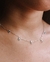 Choker Pingentes Zircônias Corações - comprar online