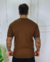 Camiseta Canelada ESSENCIAL MARROM - loja online