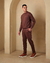 Conjunto Moletom Casual Frizo Marrom