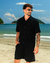 conjunto botão masculino preto