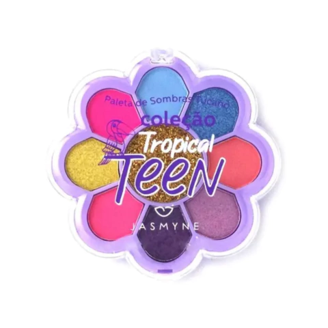 Paleta Tropical Teen Sombras + Glitter - Jasmyne