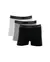 Kit 3 Cuecas Mash Boxer Cottton Elást. Colcci Branco, Preto e Cinza