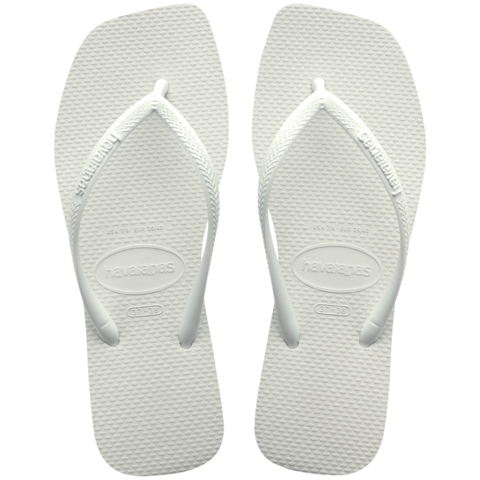 Chinelos Sandálias Havaianas Slim Square GD F22 Branco 7015270