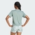 Camiseta Feminina Adidas Run It BL Tee Sil Verde - Viccari Esportes