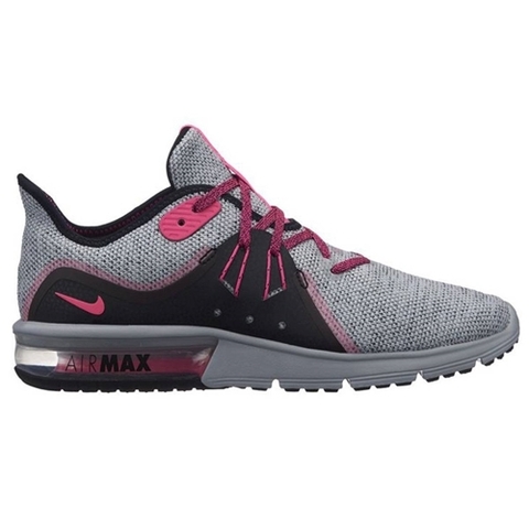 Tênis Nike Air Max Sequent 3 Feminino Cinza/Pink/Preto