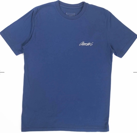 Camiseta Oceano Vintage Malha Lav Marinho