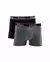 Kit 2 Cuecas Boxer Mash Cotton El Bord. Preto e Cinza