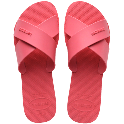 Chinelos Sandálias Havaianas Aqua FC Rosa Porcelana 7016712