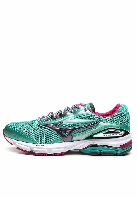 Tênis Mizuno Legend 4 P Feminino - Verde/Rosa