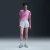 Camiseta Nike Manga Curta Feminina NSW Club SS Tee Rosa - loja online