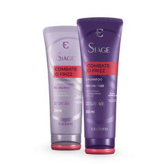 Combo Siàge Combate o Frizz: Shampoo 250ml + Condicionador 200ml