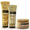 Combo Siàge Reconstrói os Fios: Shampoo 250ml + Máscara 250g + Condicionador 200ml