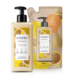 Combo Instance Maracujá: Loção Corporal 400ml + Refil Loção 350ml