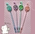 Caneta Glitter Gatinho