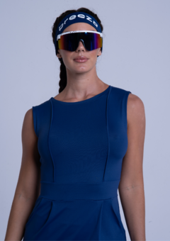 Vestido Verônica - AZUL MARINHO - loja online