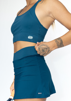 Short Saia Drop - AZUL MARINHO - Breeza Loja
