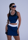Cropped Rainbow - AZUL MARINHO