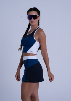 Cropped Rainbow - AZUL MARINHO na internet