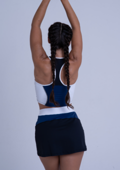 Cropped Rainbow - AZUL MARINHO - comprar online