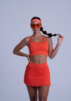 Short Saia Drop - LARANJA