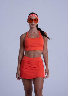 Short Saia Drop - LARANJA na internet