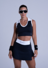 Short Saia Flowy - PRETO