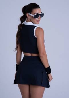 Short Saia Flowy - PRETO - comprar online