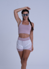 Short Rede - NUDE + TELA BRANCA